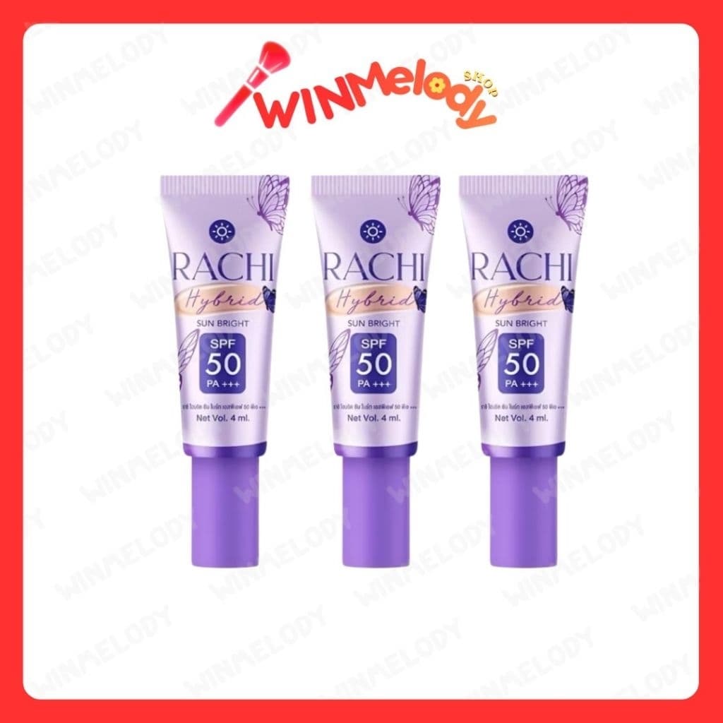 Rachi Hybrid Sun Bright SPF50 PA+++. กันแดดราชิกันแดดหน้า กันน้ำ สูตร2